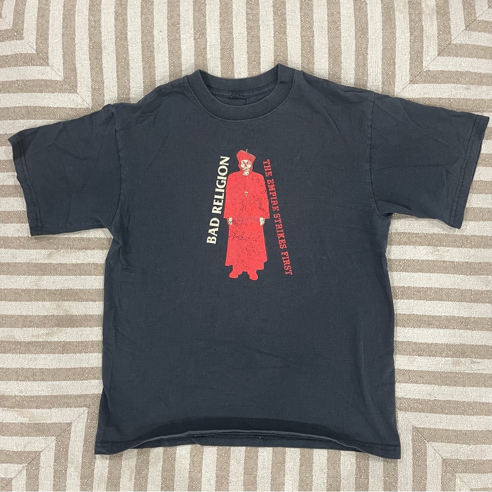 Vintage Bad Religion “The Empire Strikes First” Punk Band T-Shirt.